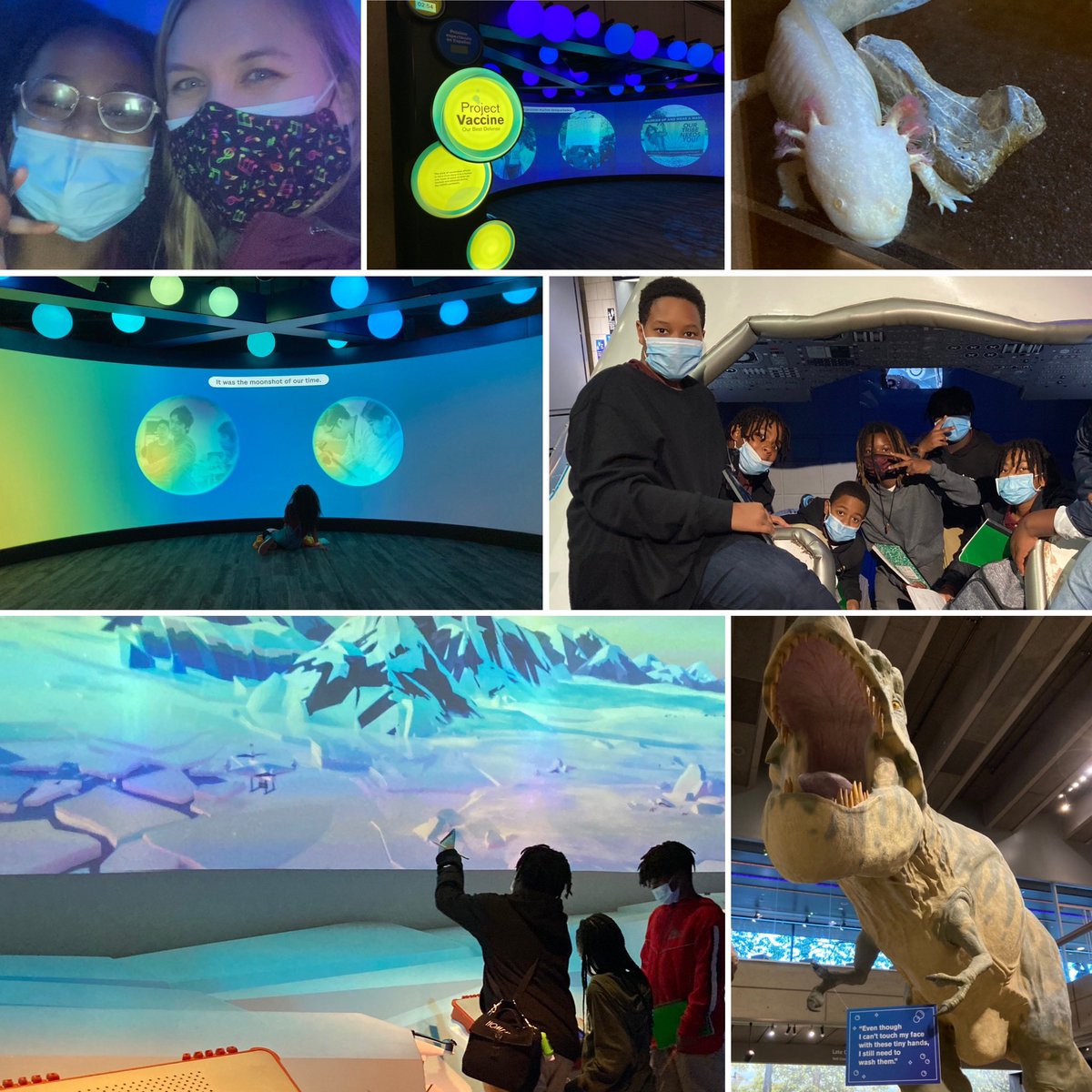 Had a blast with sixth grade at the <a href="/museumofscience/">Museum of Science</a> yesterday! What a wonderful first field trip in two years 🧬🔬<a href="/bbcps/">Benjamin Banneker</a>