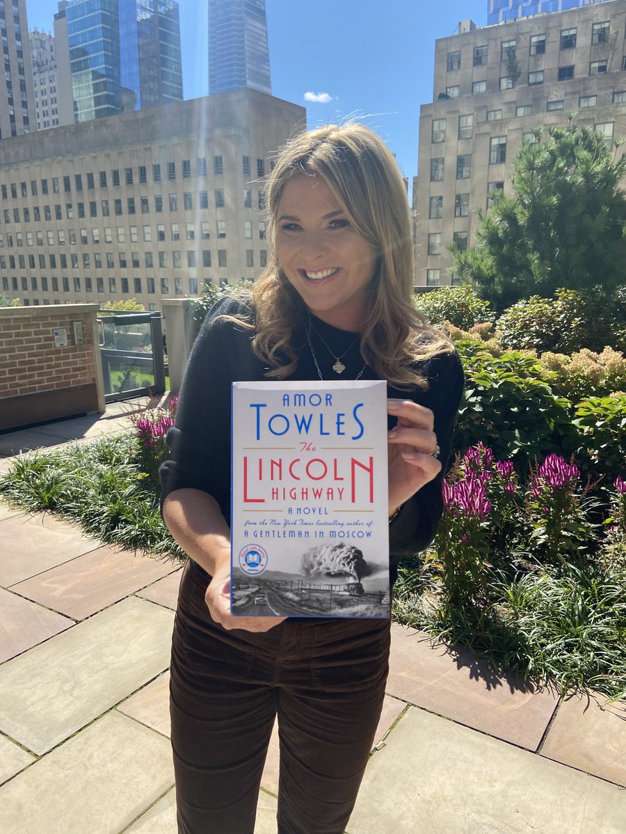 🚨@amortowles's THE LINCOLN HIGHWAY is a @TODAYshow #ReadwithJenna Book Club October pick!🚨 @jennabushhager calls his novel (out today!) “a classic that we will read for years to come.” 🥳✨ Learn more here: today.com/shop/jenna-bus…