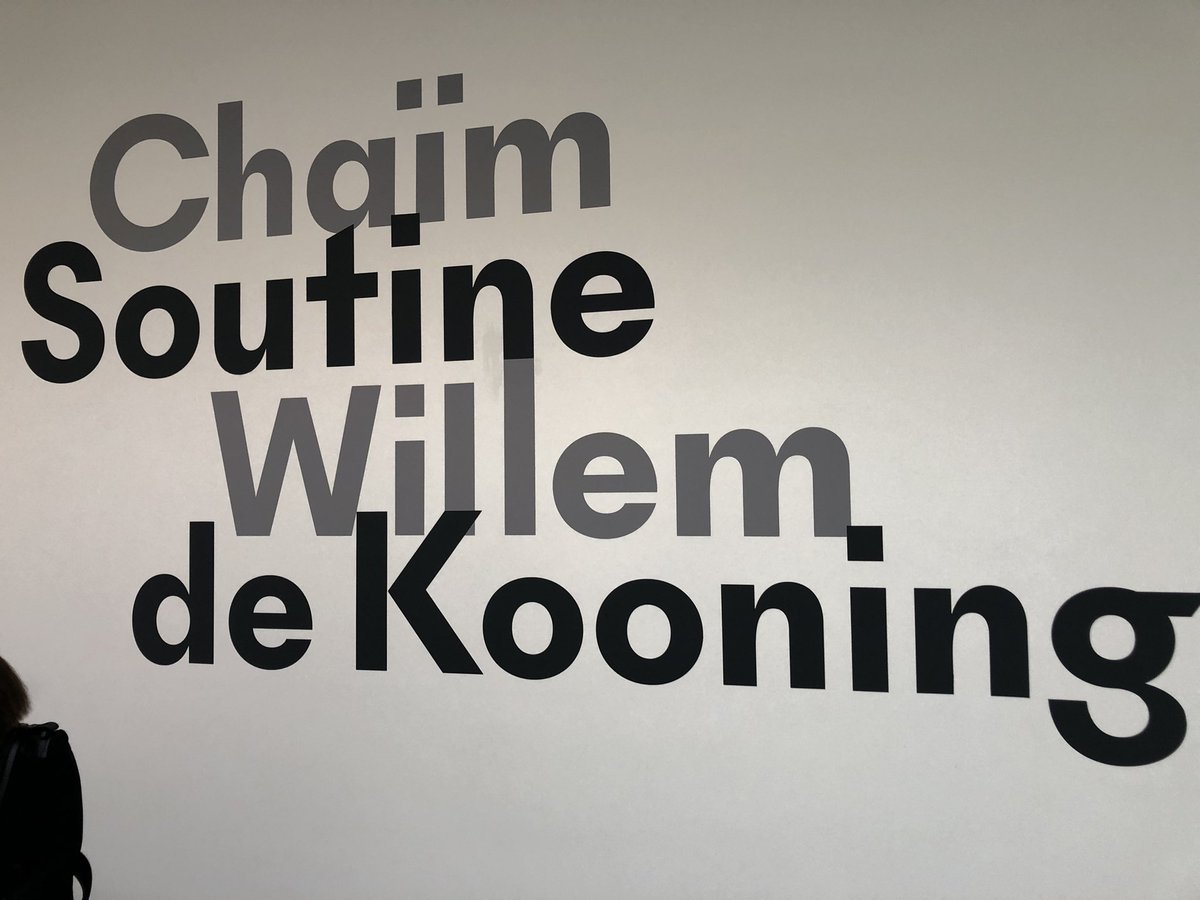 Que du bonheur ! Je découvre en compagnie de Claire Bernardi, conservatrice en chef <a href="/MuseeOrsay/">Musée d'Orsay</a> la toute nouvelle expo #Soutine #deKooning du <a href="/MuseeOrangerie/">Musée de l'Orangerie</a>