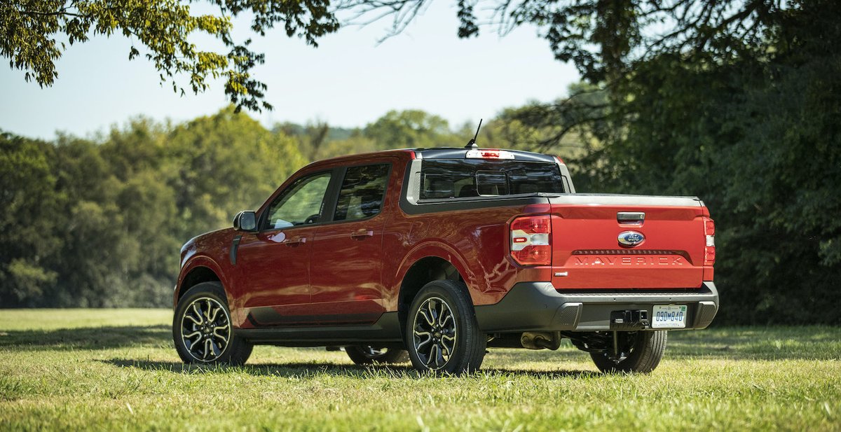 The 2022 <a href="/Ford/">Ford Motor Company</a> Maverick is a big little truck: crdrv.co/fS8RnYg