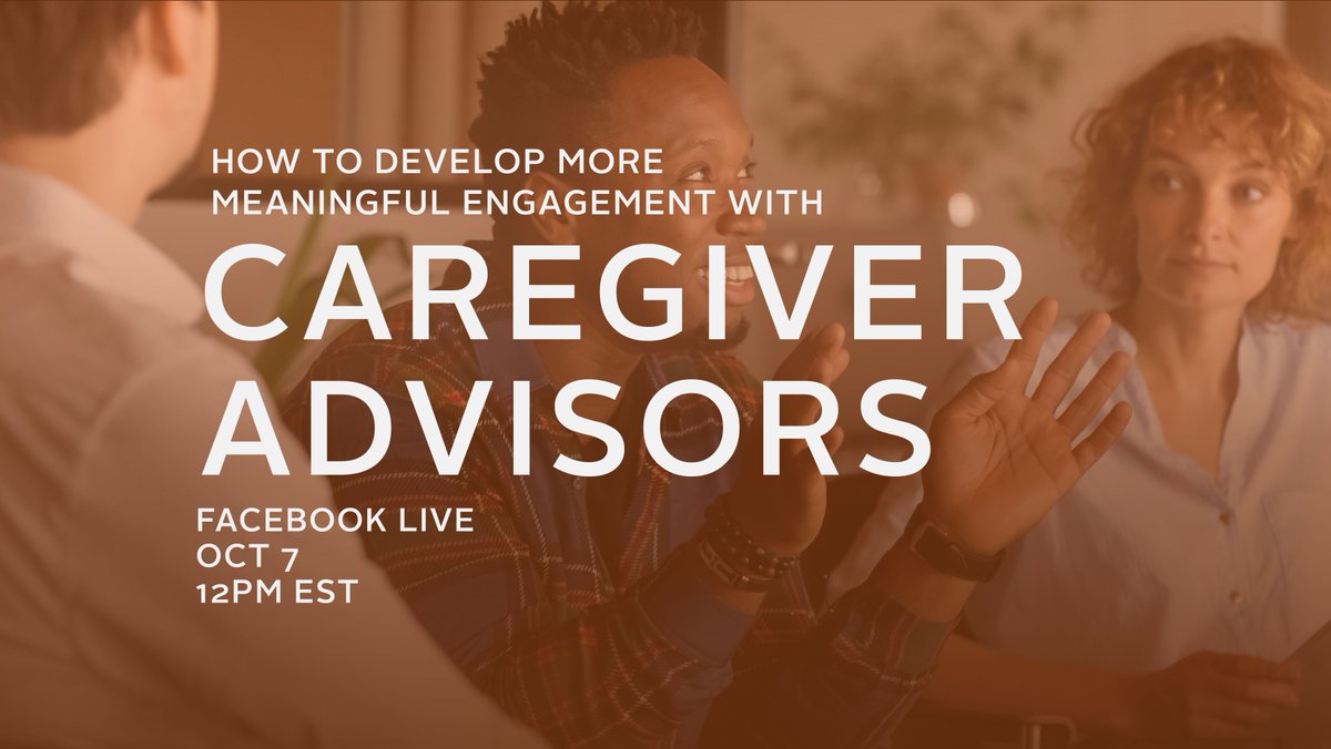 TheRoyalMHC's tweet image. We’re going LIVE! 

Join us for a Facebook Live to announce new research and highlight how health care &amp;amp; community leaders can build meaningful engagements with caregiver advisors. 

Thurs Oct 7 
12pm EST

Set a reminder: facebook.com/events/3778368…