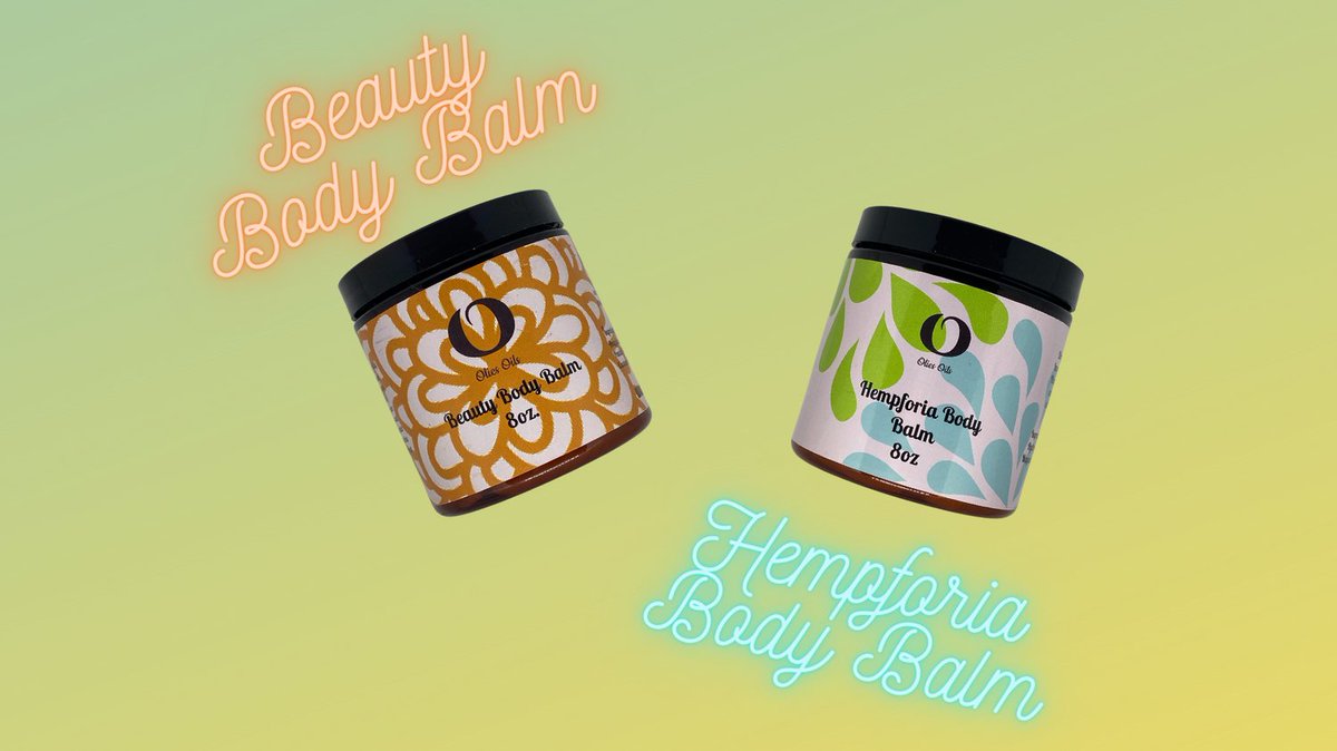 Beauty and Hempforia Body Balm are what's missing in your bath room. From the citrus burst of oranges, to the musk undertones found in Hempforia. Both scents available now online. Grab yours today while supplies last.