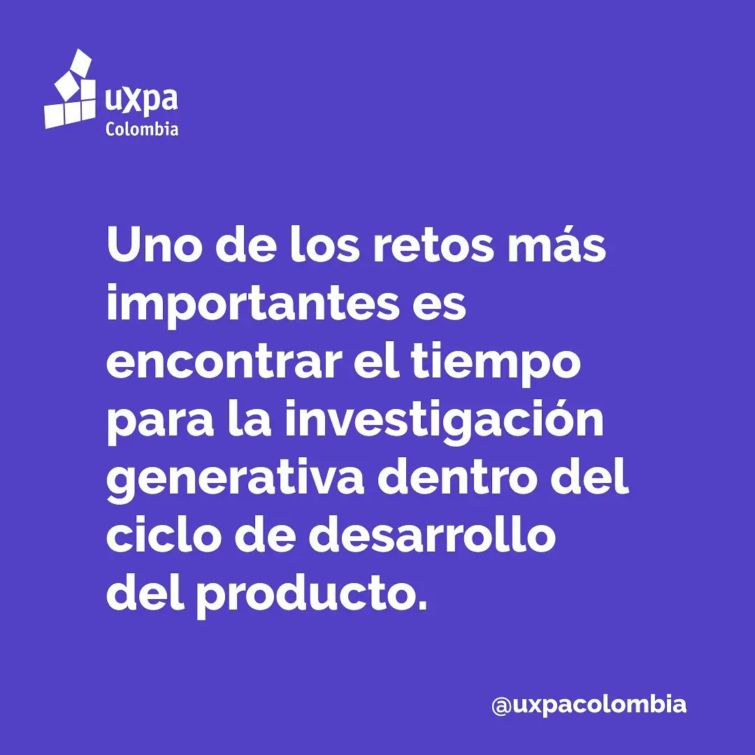 Una de las principales quejas de los equipos de diseño es que no tienen tiempo para investigar. ¿Cómo reconciliar los tiempos aparentemente dispares de desarrollo y de investigación? Conoce las primeras etapas del proceso aquí:
uxpacolombia.co/como-realizar-… 
#UXEnEspañol #UXPAColombia