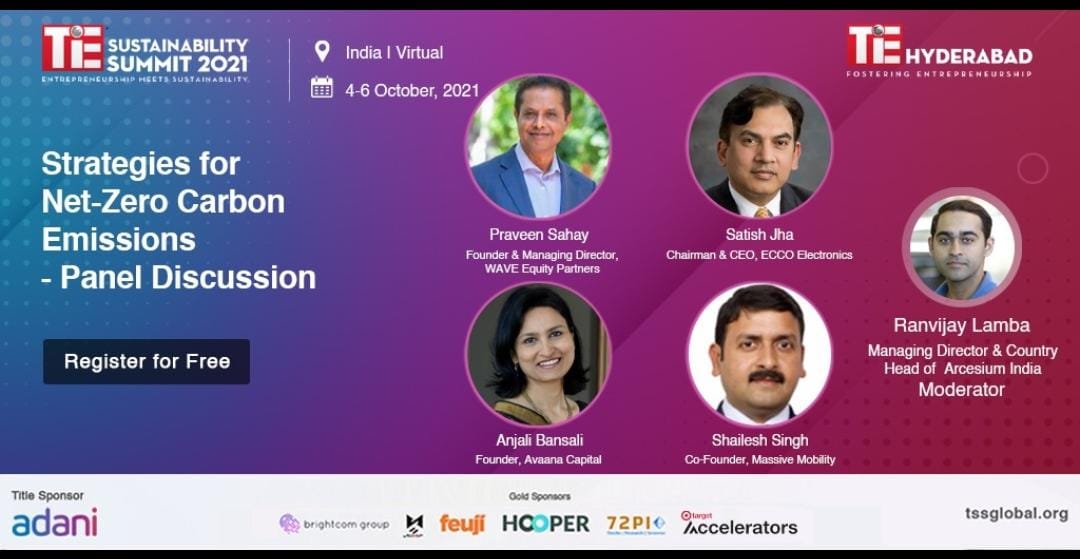 svickram's tweet photo. Excited to speak at TiE Sustainability Conference about Net Zero https://t.co/pTFNr1KxzG