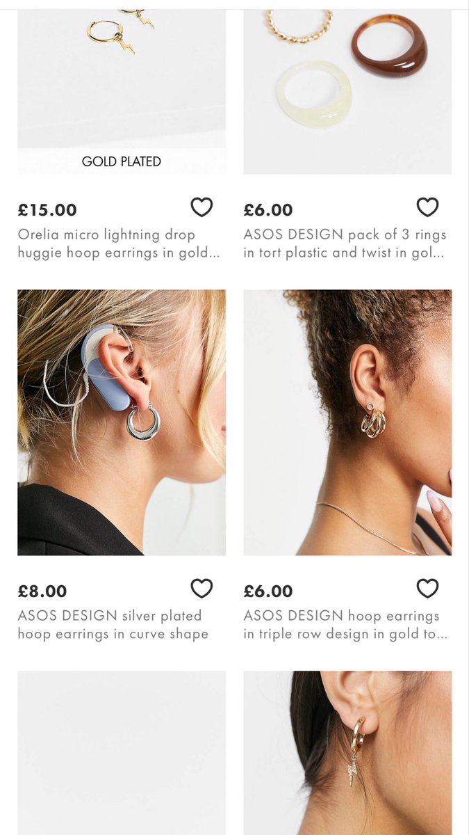 Casually scrolling through @ASOS and see they have a model with a visible hearing aid 👏WE👏LOVE👏TO👏SEE👏IT👏