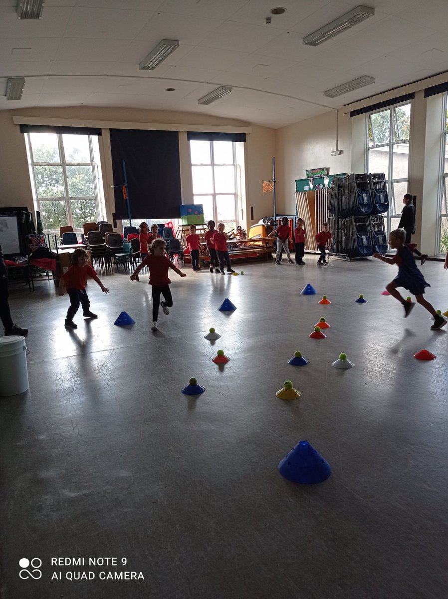 The children really enjoy our weekly PE sessions with <a href="/plymouthargyle/">Plymouth Argyle FC</a>. They are learning lots of skills and values and having fun! Great teamwork too 👍😀 #TeamStPeters #PE #primarystars #pafc
