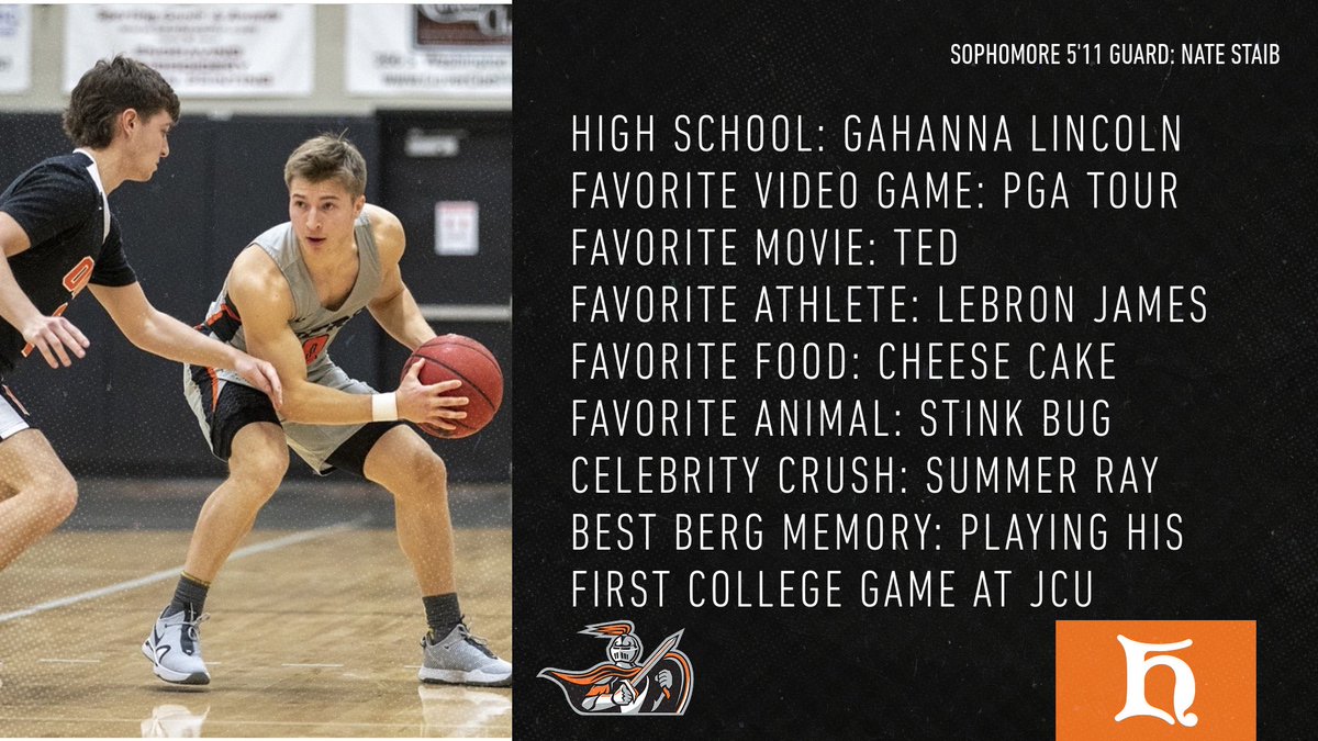 Heidelberg Basketball (@bergmensbball) on Twitter photo Happy Fall Break to all our guys! We continue our Player Spotlight Series with Sophomore Point Guard Nate Staib. <a href="/NateStaib/">nate staib</a>
#BergGang🏀⚔️ Happy Fall Break to all our guys! We continue our Player Spotlight Series with Sophomore Point Guard Nate Staib. <a href="/NateStaib/">nate staib</a>
#BergGang🏀⚔️