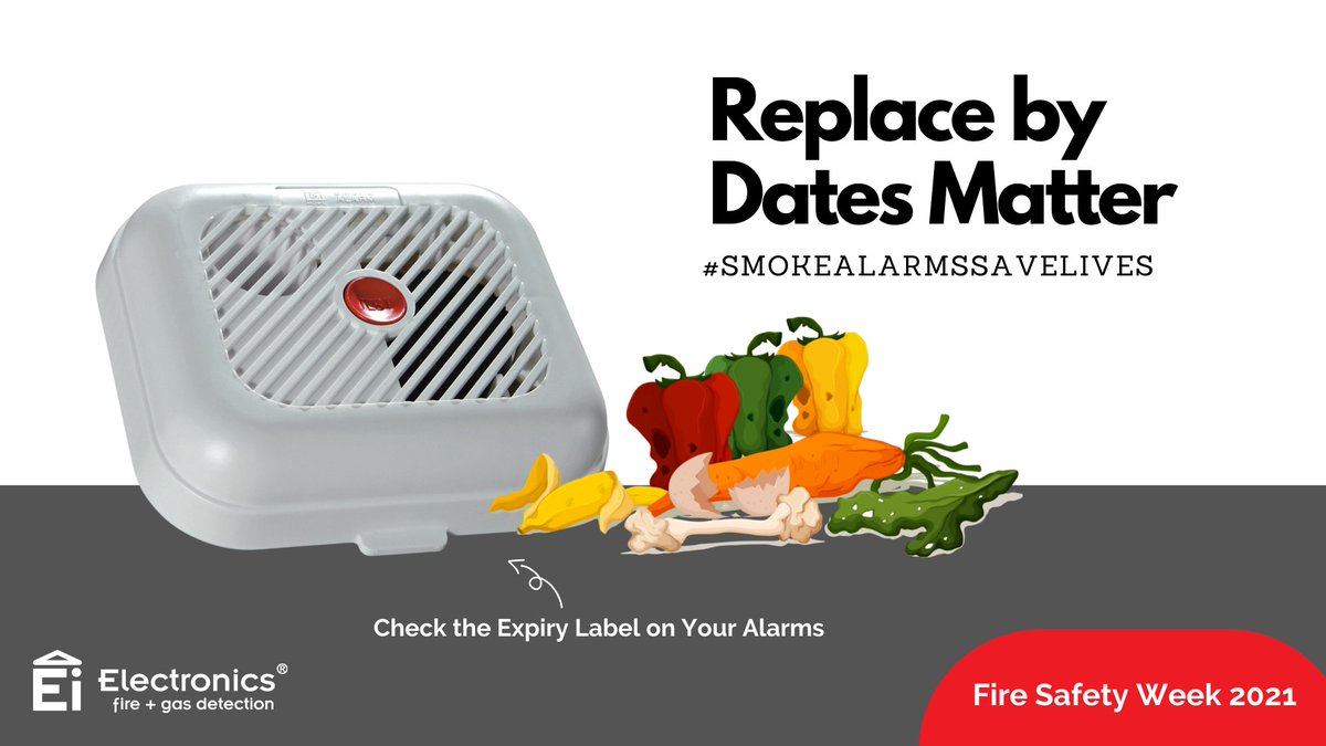 Just like food, all alarms have a replace by date. This is located on a small sticker placed on the side of the alarm.

When's the last time you checked yours? 🔥🔎

#FireSafetyIRE #21FSW #STOPfire #SmokeAlarmsSaveLives