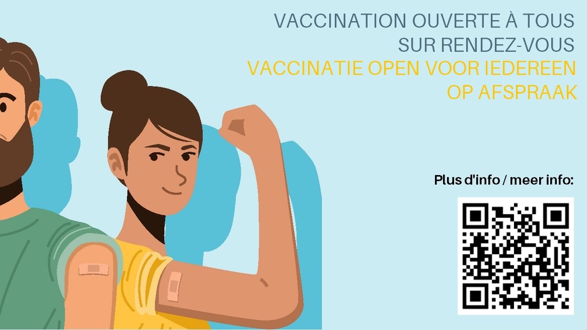 📍 Vous souhaitez vous faire vacciner à Uccle ?
➡️ Durant le mois d'octobre, les Cliniques de l'Europe (site Ste-Elisabeth – av. De Fré 206) vaccinent tous les jours ouvrables de 14h à 15h ✅ Prenez rendez-vous en téléphonant au 02/614.20.00 entre 8h et 18h.