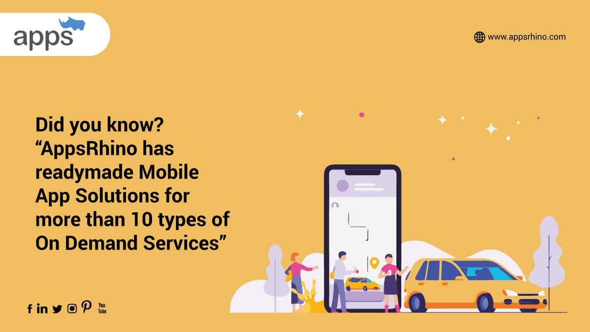AppsRhino's tweet photo. Did you know? AppsRhino has readymade mobile app solutions for more than 10 types of on-demand services!!
Want to start the next Drizly? Contact AppsRhino now to get a customized alcohol delivery app!!
https://t.co/9urNmln0Gl
#appsrhino #appdevelopment #alcoholdeliveryapp https://t.co/BhwPB2J2rk