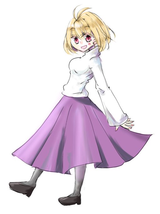 ロングスカートのtwitterイラスト検索結果