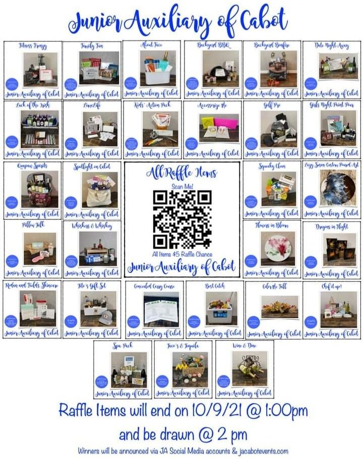 jaofcabot's tweet photo. Don't forget you can still purchase raffle tickets!! Raffle will end at 1:00pm and winners will be drawn at 2:00pm
https://t.co/CZ1vJHrLGk https://t.co/Rzsopp7yx2