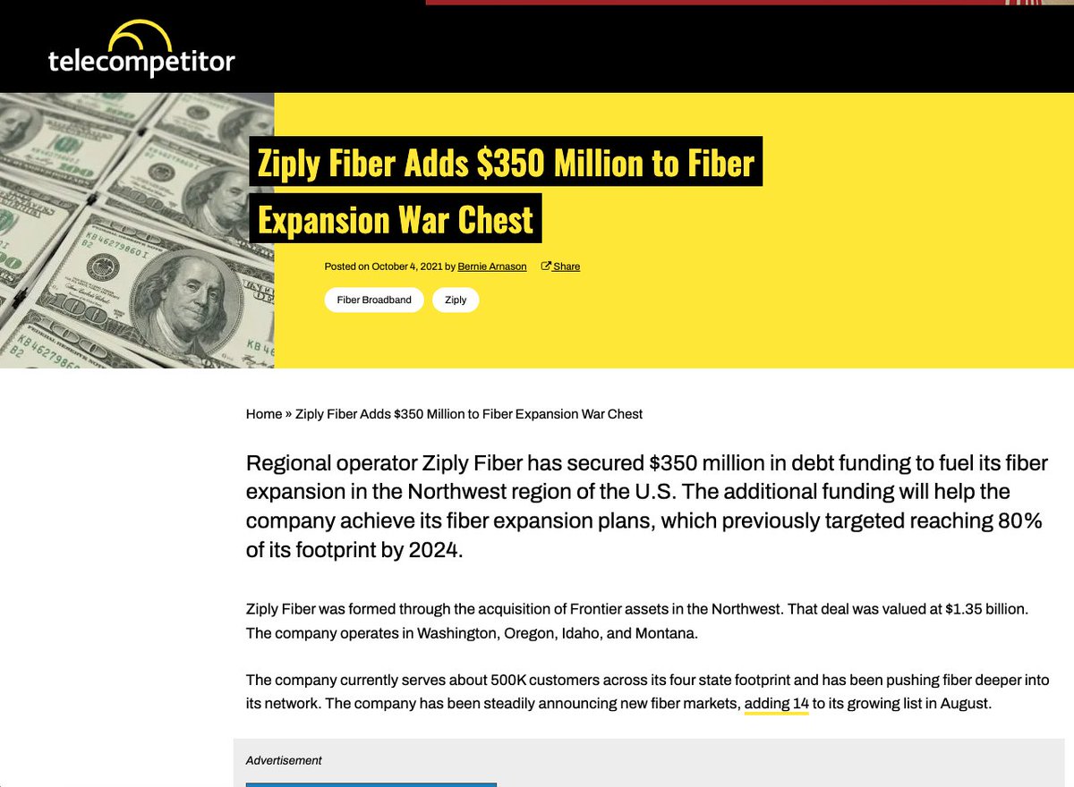 CuratorPR's tweet photo. Big news from our client @ZiplyFiber. Thanks to @geekwire @PSBJ @FierceTelecom @telecompetitor for diving in with us. Read more: https://t.co/lMivEnP2zr https://t.co/drZU2Nxpx9