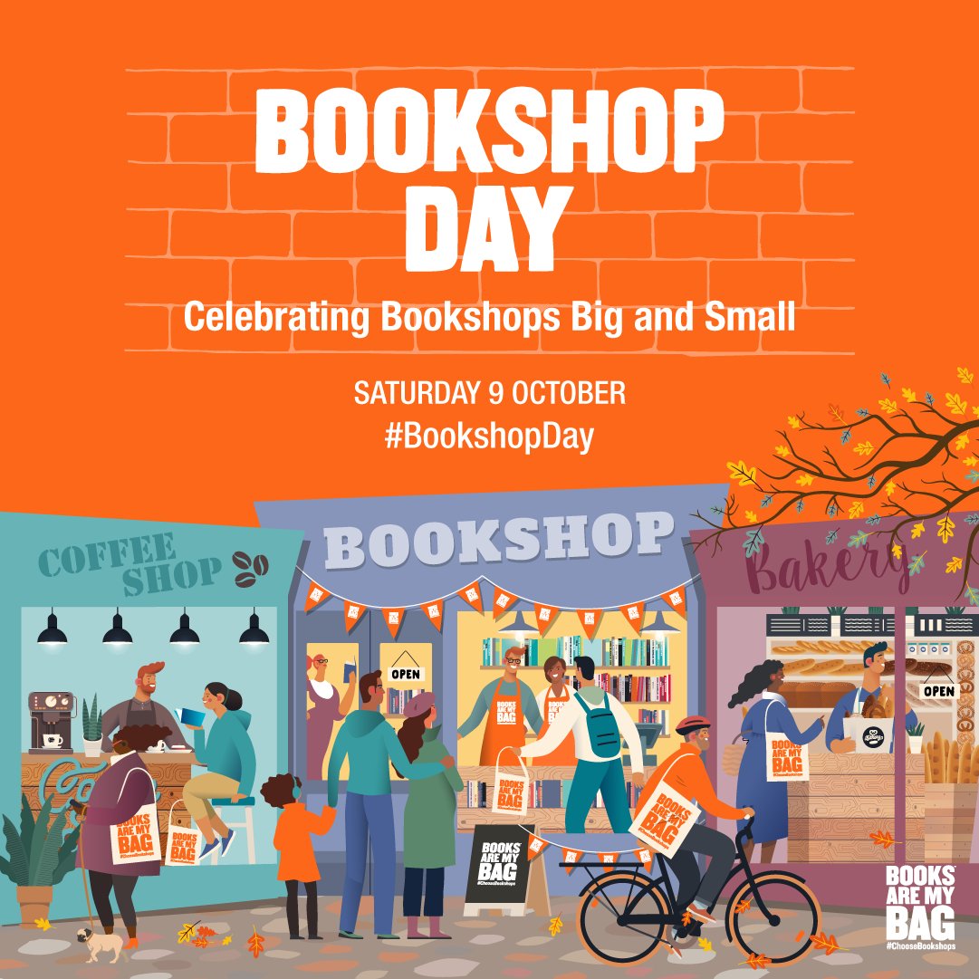 MoonLaneRamsg8's tweet photo. 🎠🎉It's Bookshop Day 2021 today!!
📚OUR SPECIAL EVENT…
🕑2pm #ScribbleWitch Author Book Signing: @inky_willis @HachetteKids
🛍+LIMITED-EDITION BOOK BAGS designed by @DapsDraws £15/FREE if you spend £40+
🌈+doughnuts 🍩 and storytimes on demand🔔
@booksaremybag #BookshopDay https://t.co/PJIMx1gTcP