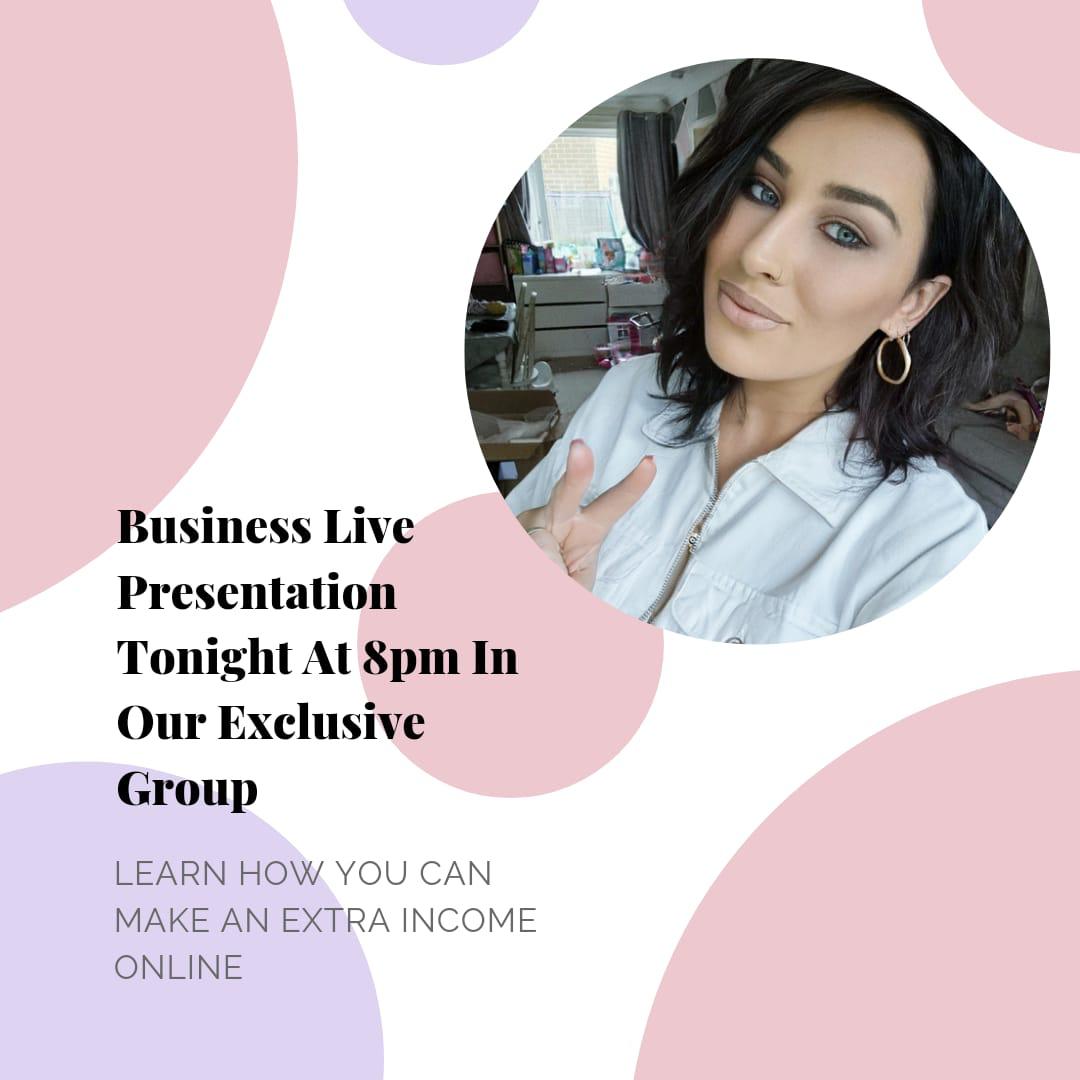 Due to Facebook being down last night we are having our Opportunity call tonight at 8pm

If anyone would like to hear more about the business and what it can do for you DM me 📩