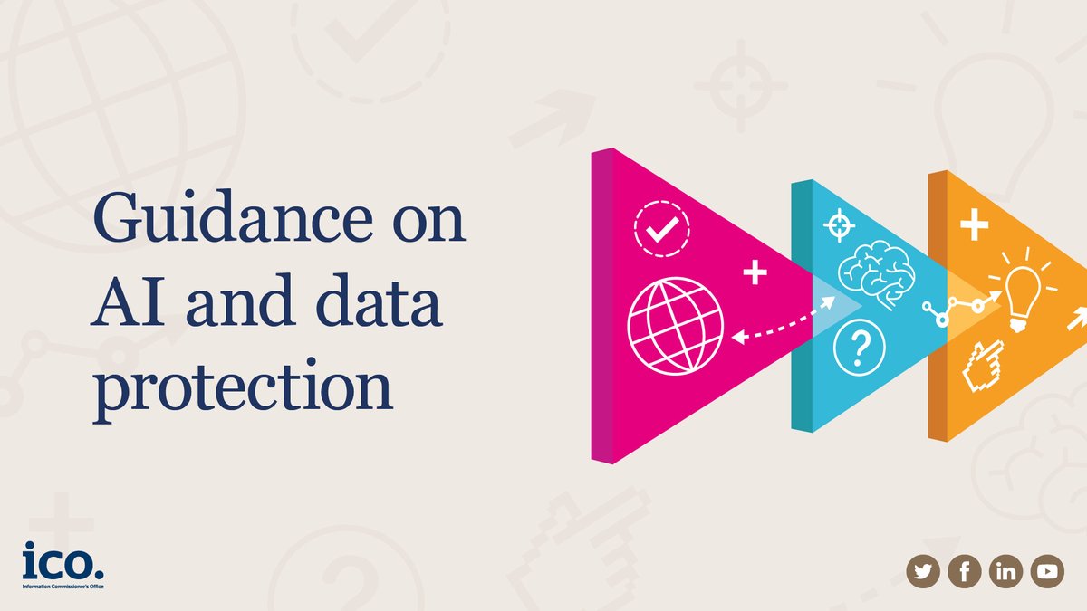 Secondly, our AI and data protection guidance looks at how you can audit  and assess your AI systems to ensure you can mitigate any risks or biases.  Read the guidance: https://t.co/blNlMIeU7s