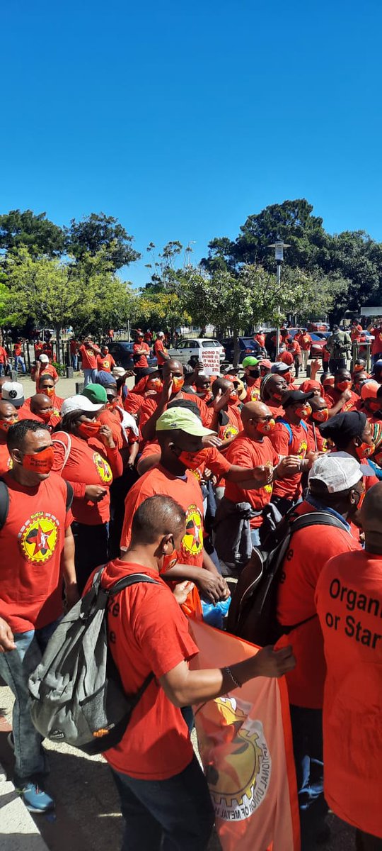 ColinJacobs_SA's tweet image. @Numsa_Media #EngineeringStrike earlier today in Kasselsvlei, Bellville - Cape Town. 👊💪