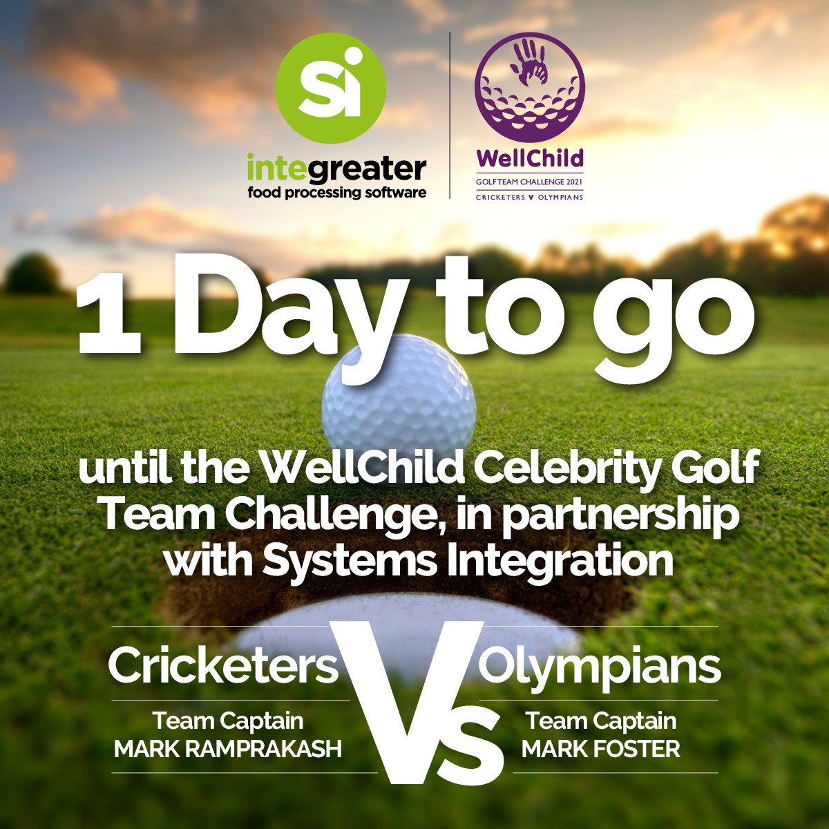 SystemsIntegra1's tweet photo. 1 More day to go until the @WellChild Celebrity Golf Team Challenge, in partnership with Systems Integration at  The Belfry Hotel &amp; Resort.
Find out more about this event here: https://t.co/1NeT6SfvBO
Also visit WellChild website : https://t.co/k1OQju0Gqf https://t.co/uO6EDywy3W