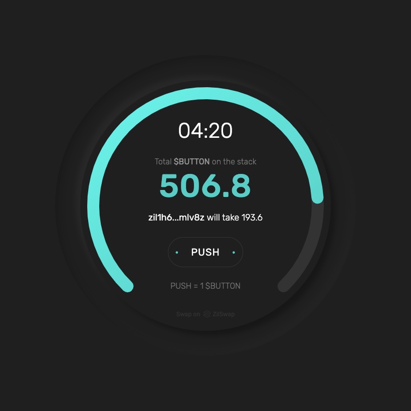 bridge_button's tweet image. Airdrop of 2647 $BUTTON has been sent to #ZilBridge users 🚁🪂🎁
viewblock.io/zilliqa/tx/c6f…

We have added 500 $BUTTON to the stack 🤑💰
PUSH THE BUTTON RIGHT NOW

Good luck 🍀

#Zilliqa #PoweredByZil #PushTheButton #Airdrop $ZIL $ETH #Ethereum