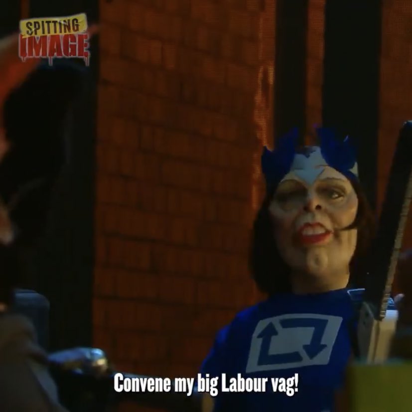 she hasn’t mentioned this gross sketch at all because her pals made it, but if a shitposter had just photoshopped this, she’d be running to newspapers screaming about the vile left threatening her with puppet misogyny