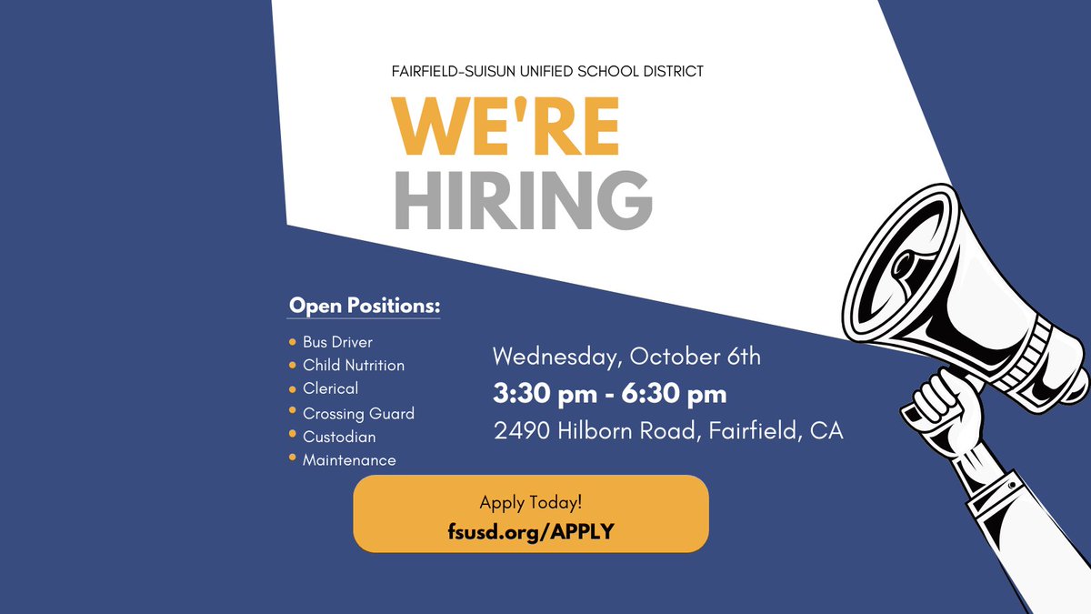 Fairfield-Suisun USD tweet media