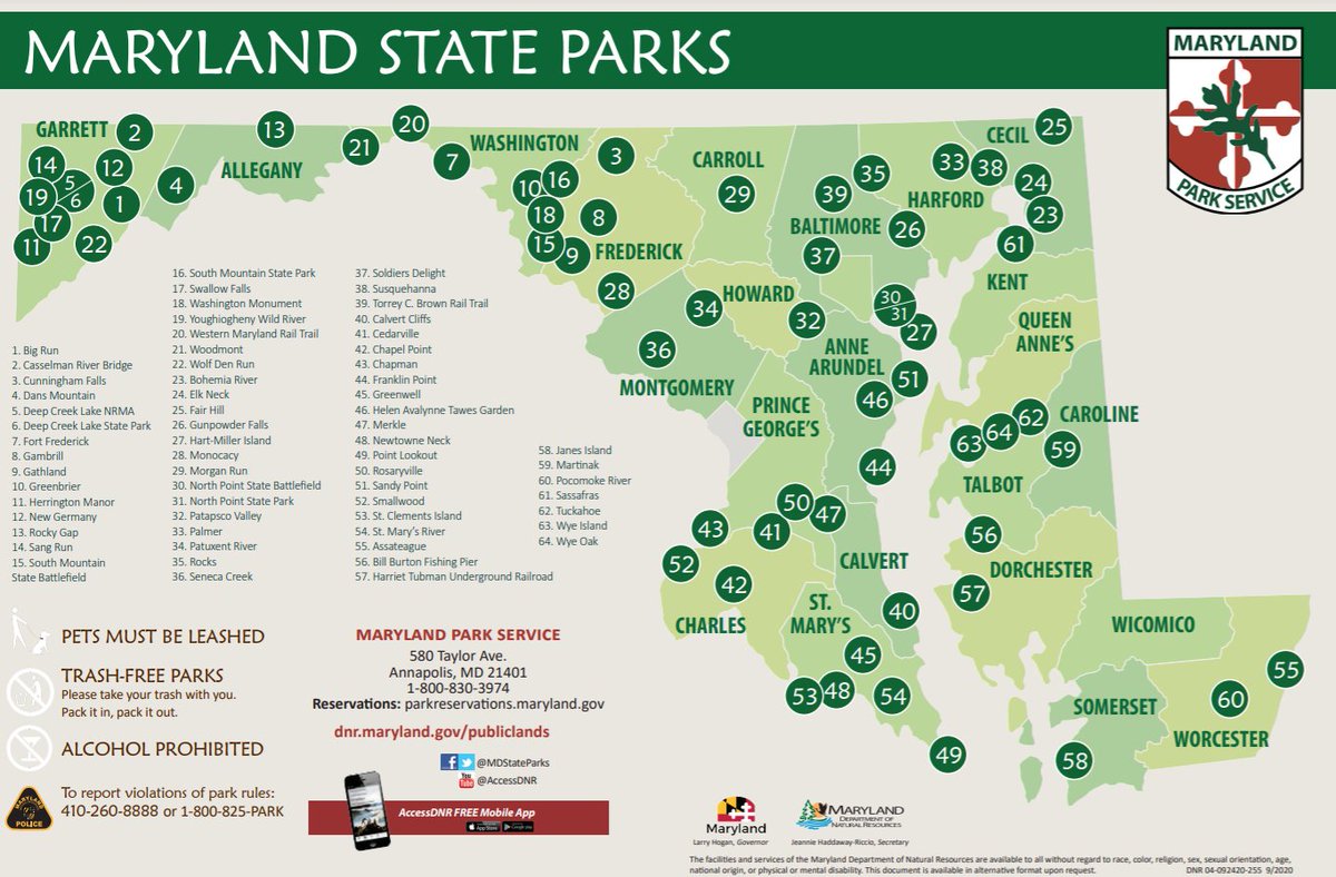 WALKTOBER is a great month for Marylanders to enjoy the great outdoors. From rolling mountains to sandy shores, there’s many trails to explore and enjoy. Take a look at the map of Maryland State Parks from @MarylandDNR. #WalktoberMD