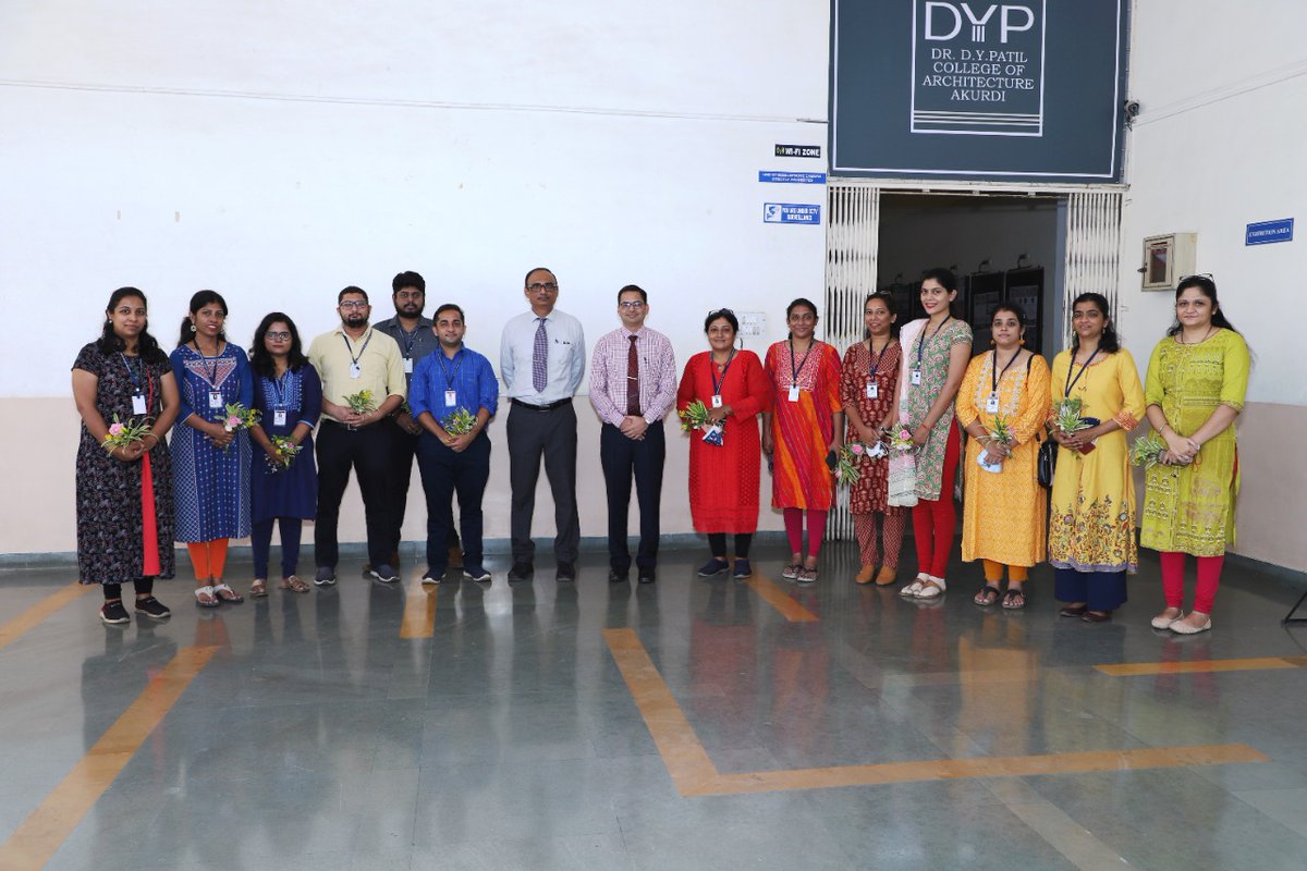 DYPCOAakurdi's tweet photo. On the occassion of World Architecture day, Dr. N. S. Vyawahare, Campus Director, Akurdi wishes all the faculties of Dr D.Y.Patil College of Architecture, Akurdi, Pune.
#architecturephotography #archidaily #architecturaldesign #architecture #dypcoa #architecturestudents https://t.co/r05uiwS9w8