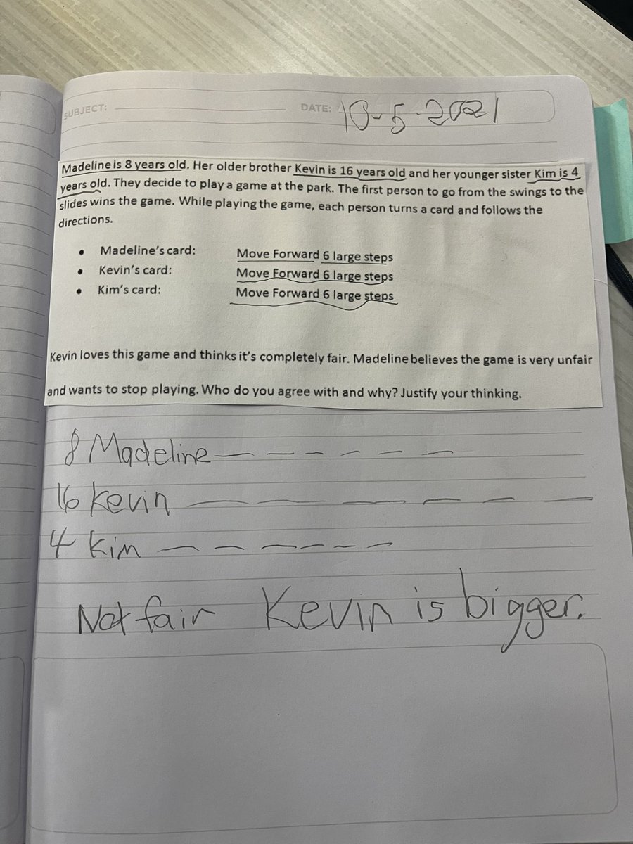 7HillsSammons's tweet photo. Problem Solving you say?! Read, plan, solve, and check, or physical go in the hallway and work out the problem. @7HillsNISD #2ndGradeLEADS #problemsolving https://t.co/AFj5gMYL5I