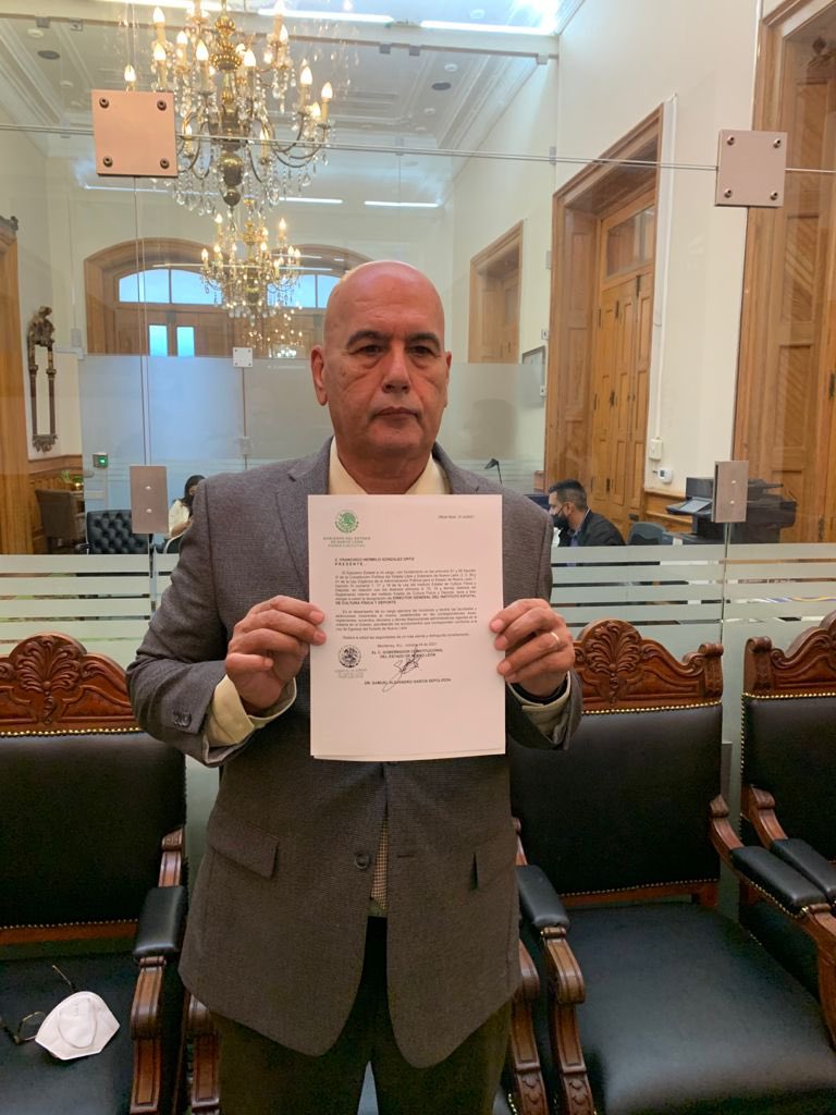 CoachFrankG's tweet photo. ¡Viene lo mejor y lo NUEVO para el deporte de Nuevo León! 

Agradecido con Dios por mi nombramiento en la Dirección del Instituto Estatal de Cultura Física y Deporte @nlindeoficial 

Gracias a nuestro Gobernador @samuel_garcias juntos haremos un gran equipo! 

#UnNuevoNuevoLeón https://t.co/Qm2N3jMOds