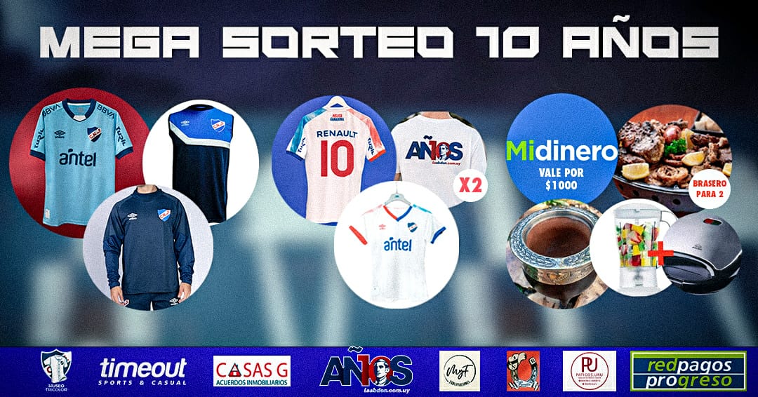 💥🔟AÑOS, 🔟PREMIOS, 🔟GANADORES 
 
Cumplimos 10 años y lo queremos festejar con #LaPrimerHinchada

✅Requisitos:

1- Seguirnos <a href="/laabdon/">laabdon.com.uy</a>
2- RT 
3- Etiquetar 3 amig@s en los comentarios

Se sortea el 17/10
Mucha suerte a todos 🍀🇳🇱