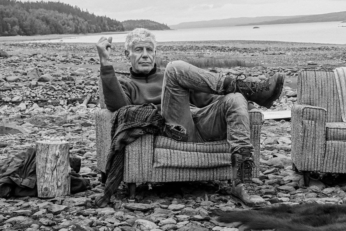 michaeljaco's tweet photo. "Maybe that's enlightenment enough: to know that there is no final resting place of the mind, no moment of smug clarity. Perhaps wisdom is realizing how small I am, and unwise, and how far I have yet to go."
-- Anthony Bourdain https://t.co/KuwQ4UYF5b