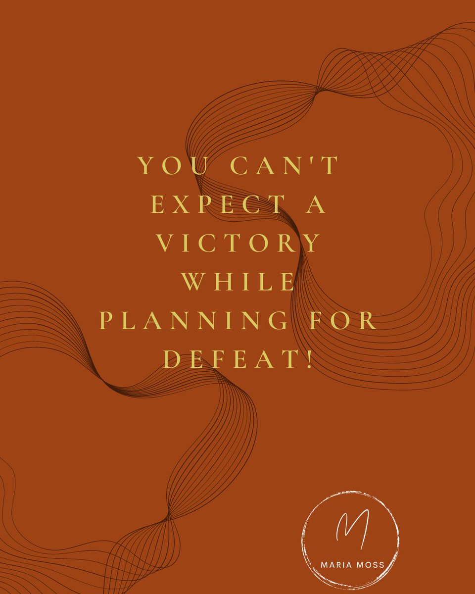 Those defeats we plan for will become self-fulfilling prophecies.  

Instead quiet that voice in your head telling you "It won't work."

Elevate the voice telling you "Failure is not an option!" and then get to work planning the victory and the celebration!