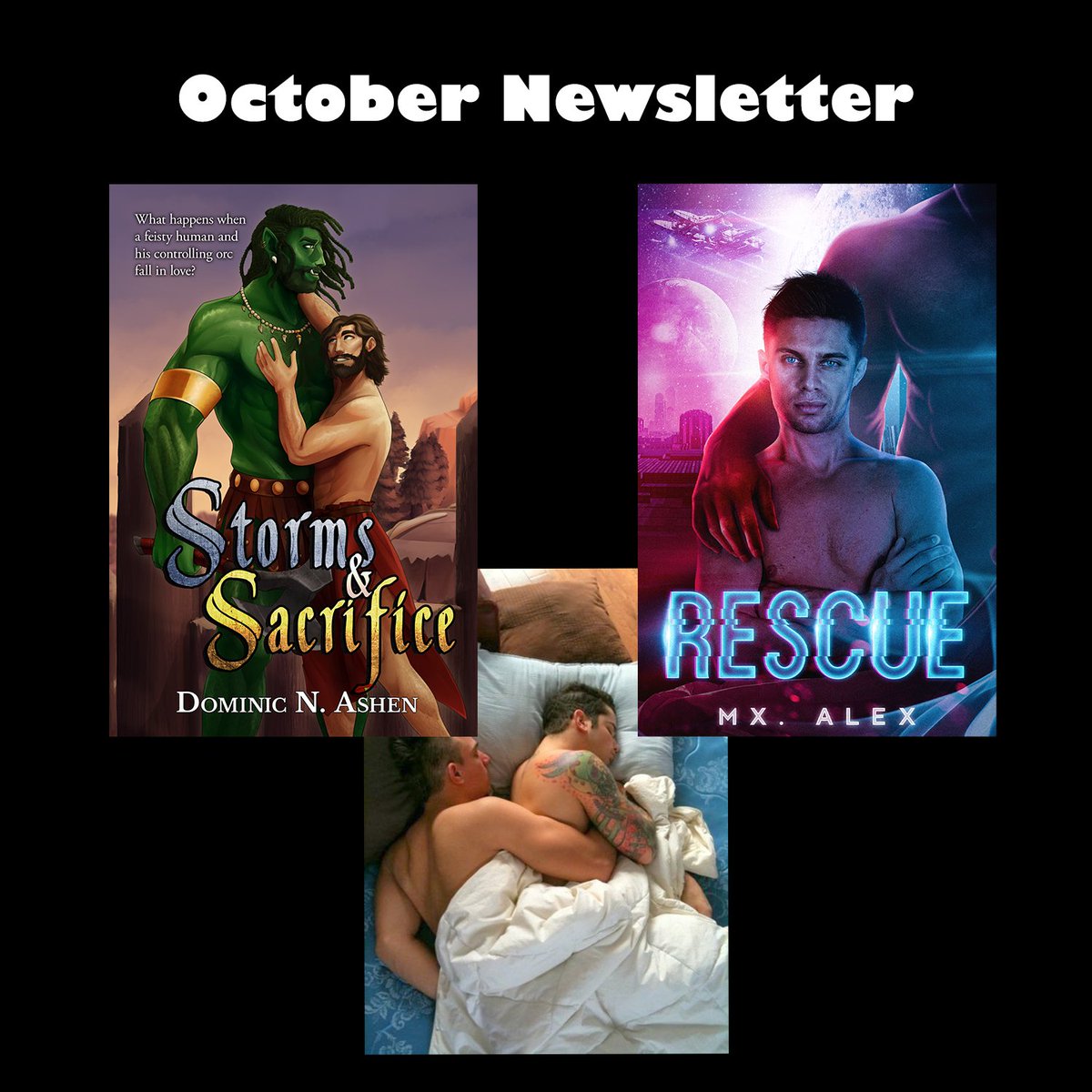 October Newsletter:

Storms &amp; Sacrifice is Out Now!

Plus another Storms &amp; Sacrifice excerpt, a Patreon Round-up, and a review of <a href="/MxAlex44/">Alex(They/Them)</a>'s Rescue!

mailchi.mp/b0d48184c50f/s…