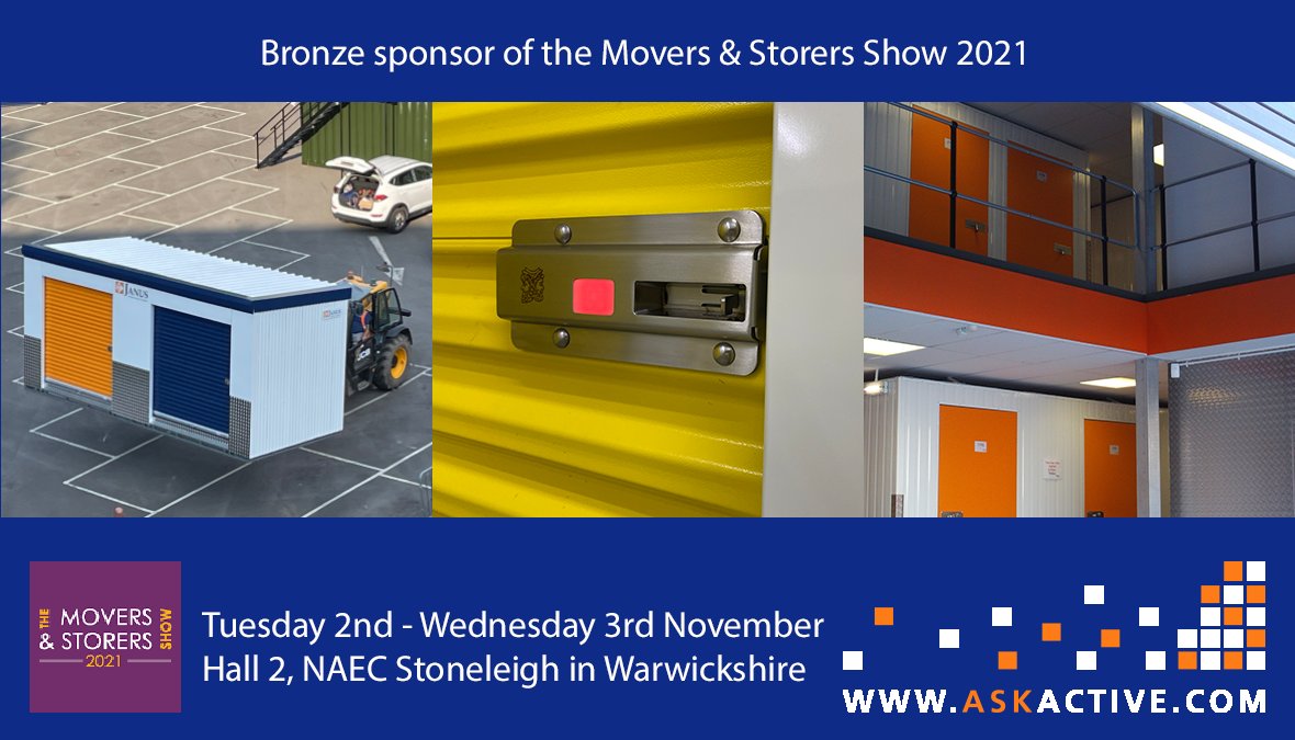 AskActive's tweet image. Ask Active is proud to sponsor the @moversstorers Show 2021. Meet our experienced sales team and find out more about our range of products. Book your tickets here: bit.ly/3izafdG

#askactive #selfstorage #removals #event #moversandstorersshow