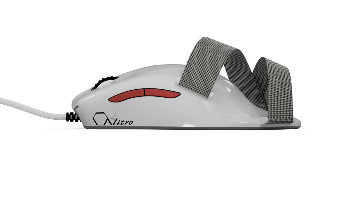 NitroFactory_JP's tweet photo. I designed the mouse for super low sensitivity arm aiming player.
I added a palm rest to prevent hand from coming in contact with the mouse pad and a belt to assist in gripping the mouse.😎
#NitroFactoryDevices
#オーダーメイドマウス
#CustomMadeMouse https://t.co/LI1ngU1aDU