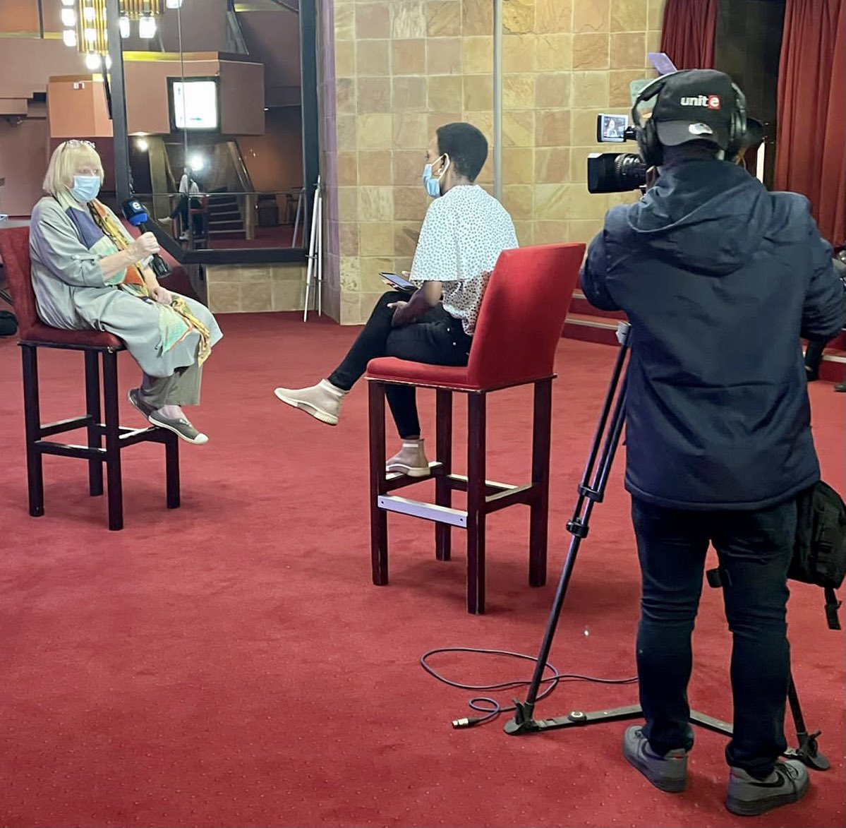 joburgtheatre's tweet photo. #CinderellaSA interviews with eNCAnews #PantoSA https://t.co/NgxqmoO5KZ
