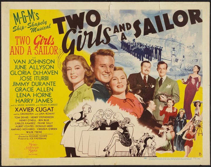 AvaMuseum's tweet photo. 🌟#AvaGardner on @TCM in October🌟 On 10/7 at 6 AM ET spot Ava in #TwoGirlsAndASailor (1944). She appeared uncredited as a canteen dancer. The film stars #VanJohnson, #JuneAllyson & #GloriaDeHaven & features Ava's friend #LenaHorne as herself.
#TCMParty #DVRAlert https://t.co/oMU5IqZgqK