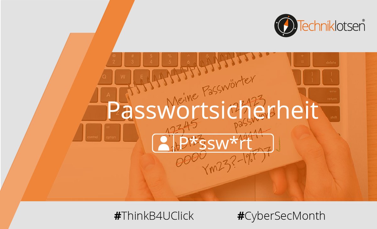 Unser erster Beitrag im European Cyber Security Month zum Thema "Passwortsicherheit im Unternehmen oder im privaten Bereich"

mehr erfahren unter:
techniklotsen.de/2021/10/01/pas…

#techniklotsen #ThinkB4UClick #CyberSecMonth #cybersecmonth2021 #security #sicherheit #passwortsicherheit