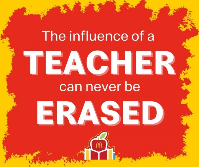 USD257's tweet photo. Mr. Daugharthy named McDonald's Outstanding Educator
Mr. Daugharthy teaches science at Iola High School. He goes above and beyond for his students and community! Well deserved, congratulations!! 
https://t.co/vVHyd9cGN6 https://t.co/5mRRoLSuR6