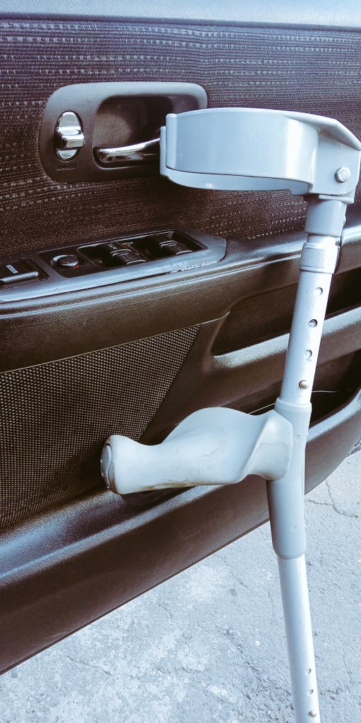 I have just broken one of my elbow crutches. Anyone knows where I can buy a new pair. I am immobile for this evening. Please HELP!