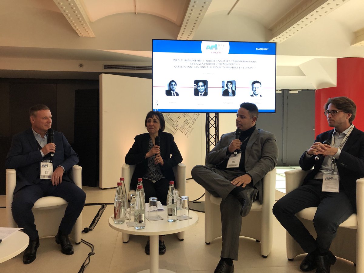 #AMtechday - Comment la Fintech est-elle un bon partenaire ? « Il faut être intégrable, modulaire et il faut avoir la connaissance métier. Il faut pouvoir connaître les clients finaux, il faut comprendre la problématique de la banque. » ⁦<a href="/ZakLaguel/">Zak Laguel</a>⁩ ⁦<a href="/AgefiFrance/">L'AGEFI</a>⁩
