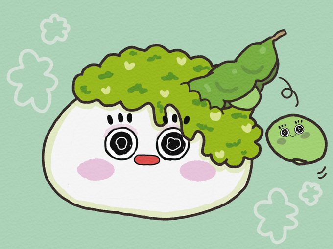 ずんだ餅のtwitterイラスト検索結果