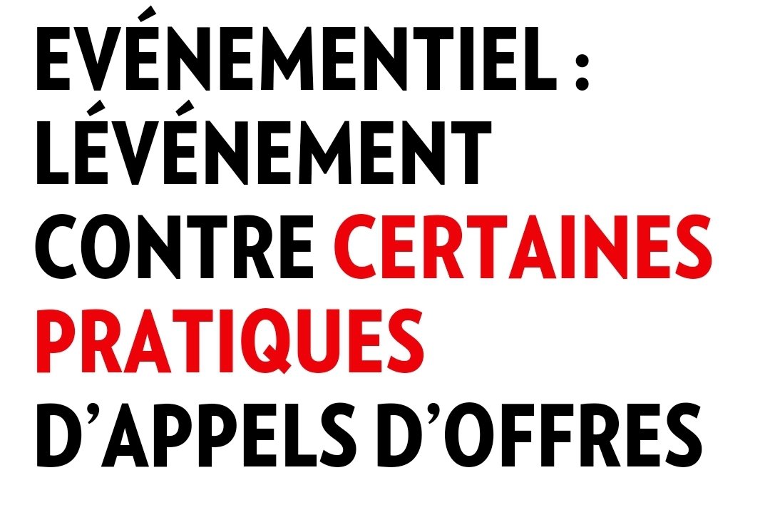 .<a href="/CB_News/">CB News</a> relaie notre dénonciation de certaines pratiques en matière d'appels d'offres qui mettent aujourd'hui dans une grande difficulté́ toute une filière 👉 cbnews.fr/conseil/evenem…

#AchatsResponsables #AppelsdOffres #AO #agences #eventprofs #annonceurs