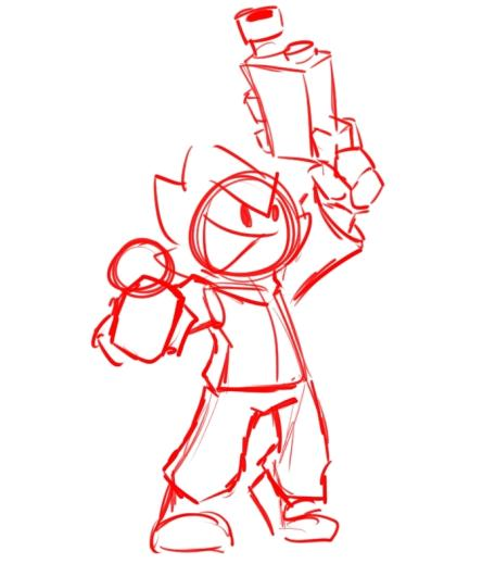 FNFRELOADED's tweet photo. heres a lil concept art that we made for pico, when I get the gif ready Ill show you guys pico https://t.co/ywT6SNDgaV