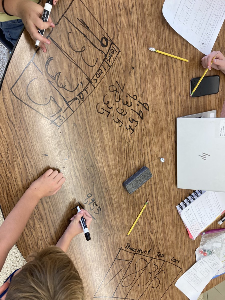 Just a healthy place value competition! #mathisfun @MsHalsey_VB <a href="/CKrauss_VBMath/">Carol Krauss</a> <a href="/VBFairfieldES/">Fairfield Elementary School @vbschools</a> <a href="/pgeromin1/">Mr. Geromin</a>