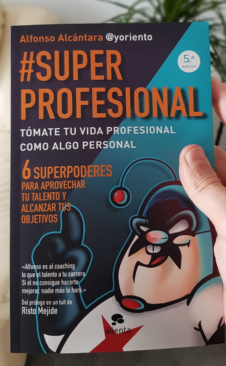 superdirectivo's tweet photo. 🔥 Cambiar es inevitable pero MEJORAR es una decisión. 

🎁 Regálate y REGALA a los profesionales de tu empresa mi libro #SuperProfesional (5ª ed) prologado por Risto Mejide. 

Activa tu carrera y la MOTIVACIÓN de personas y equipos con rigor y humor.
👇👇
https://t.co/2vsEJAcSC8 https://t.co/aVVLlx9Cy0