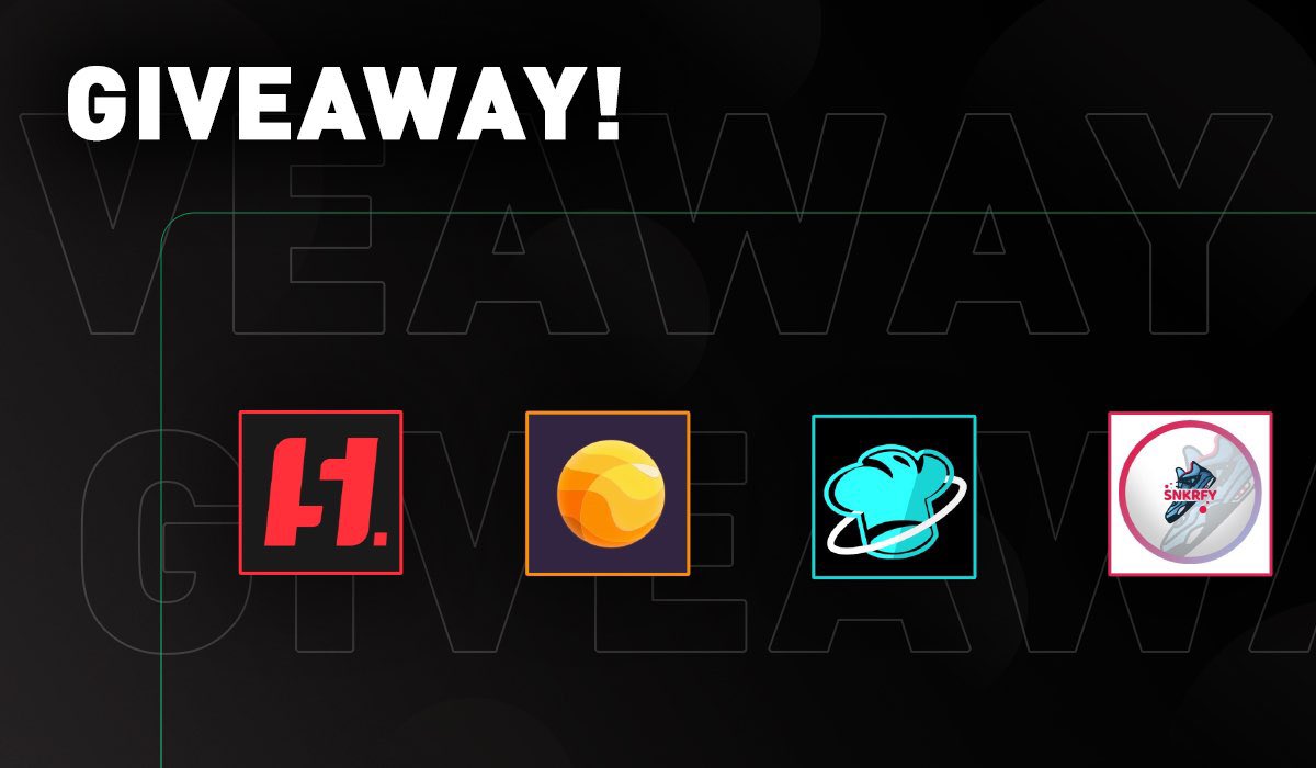 🚨 Giveaway Time! 
1x monthly - @JupiterNotify 
1x monthly - <a href="/sgchefs/">SGChefs</a> 
1x monthly - <a href="/thehypesply/">The Hypesply FNF</a> 
1x weekly - <a href="/snkrfysolutions/">SNKRFY</a> 

🔁RT
🤝Follow each account 
👥Tag 1 friend!