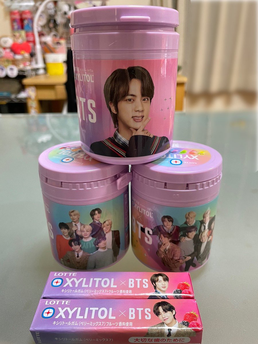 BTS キシリトールガム　テテ BTS キシリトールガムボトル テテジミングク✖️6