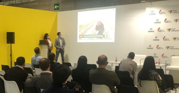 aspasepsia's tweet photo. Los beneficios del #ozono #agricultura van más allá de desinfección y tratamientos foliares... Evita enfermedades, oxigena la raíces y mejora la calidad de los suelos. Mostramos estudios en  en conferencia de Gerardo S. Balangero y Silvia Peña  en #ForoInnova @FruitAttraction https://t.co/7uEtbeDRnx