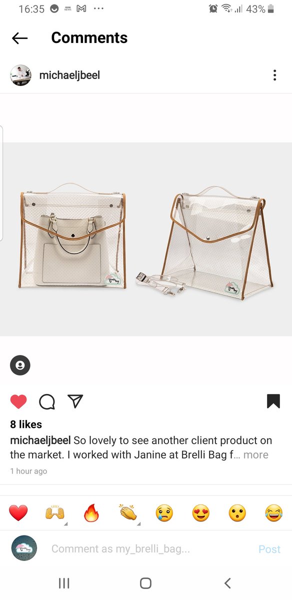 Janine_Galliano's tweet photo. Good things happen when you work with great people 🙂 #michaeljbeel #brellibag #design #handbags https://t.co/orNCeI4irw 👜♥️ https://t.co/FvsDhuSjoa